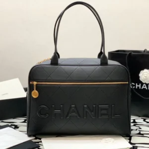 Chanel Shopping Bag Like Auth Handbags Woman’s Braille Pattern 30x45x15cm