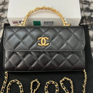 Untitled-design-2025-06-04T091129.594 Chanel Classic Crocodile Skin Like Auth Black Full Box With Lock Silver 25cm