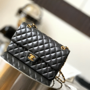 Untitled-design-2025-06-09T163839.364 Chanel Woc Charm Replica 11 Handbag Lizard Skin Black With Gold Lock 20cm