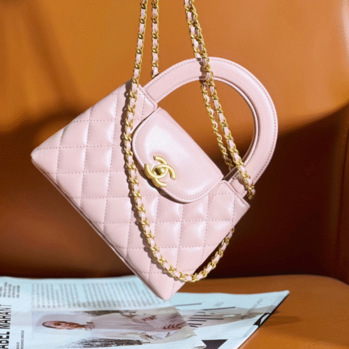 Untitled-design-2025-07-04T082116.624 Chanel Lambskin Mini Kelly Chain Bag Light Pink