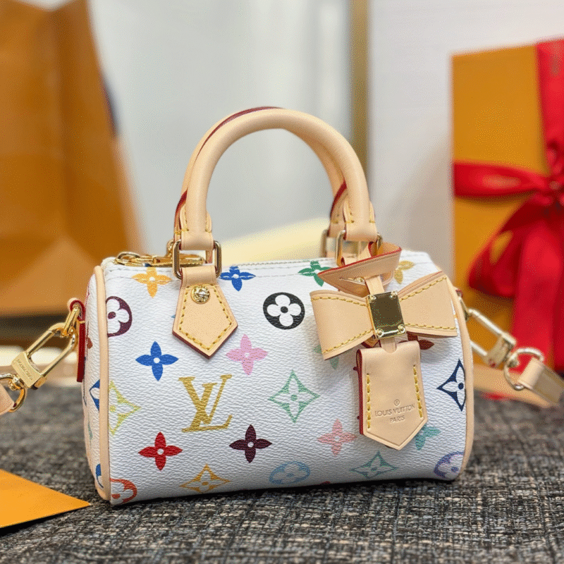 Louis Vuitton X Takashi Murakami Nano Speedy Bag