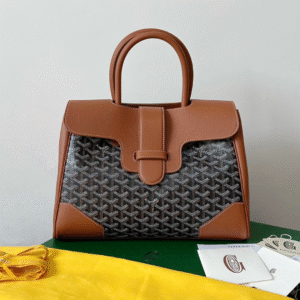 Untitled-design-2025-07-18T062745.940 Goyard Green Goyardine Canvas & Chevroches Calfskin Saint Louis PM Tote