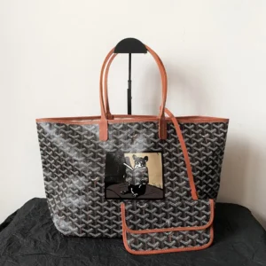Untitled-design-2025-07-18T072837.248 Goyard Green Goyardine Canvas & Chevroches Calfskin Saint Louis PM Tote