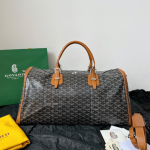 Goyard Steamer GM Black Leather Travel