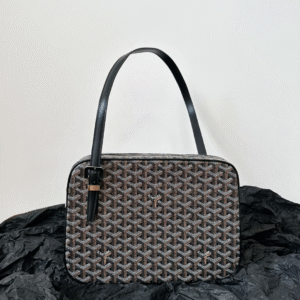 Goyard Steamer GM Black Leather Travel