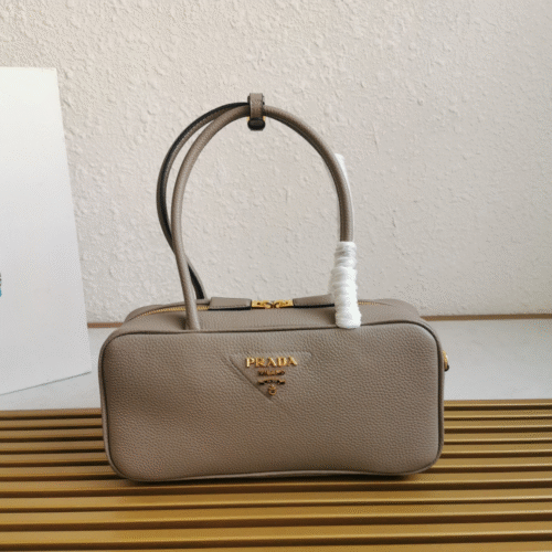 Prada Medium Leather Top-Handle Bag