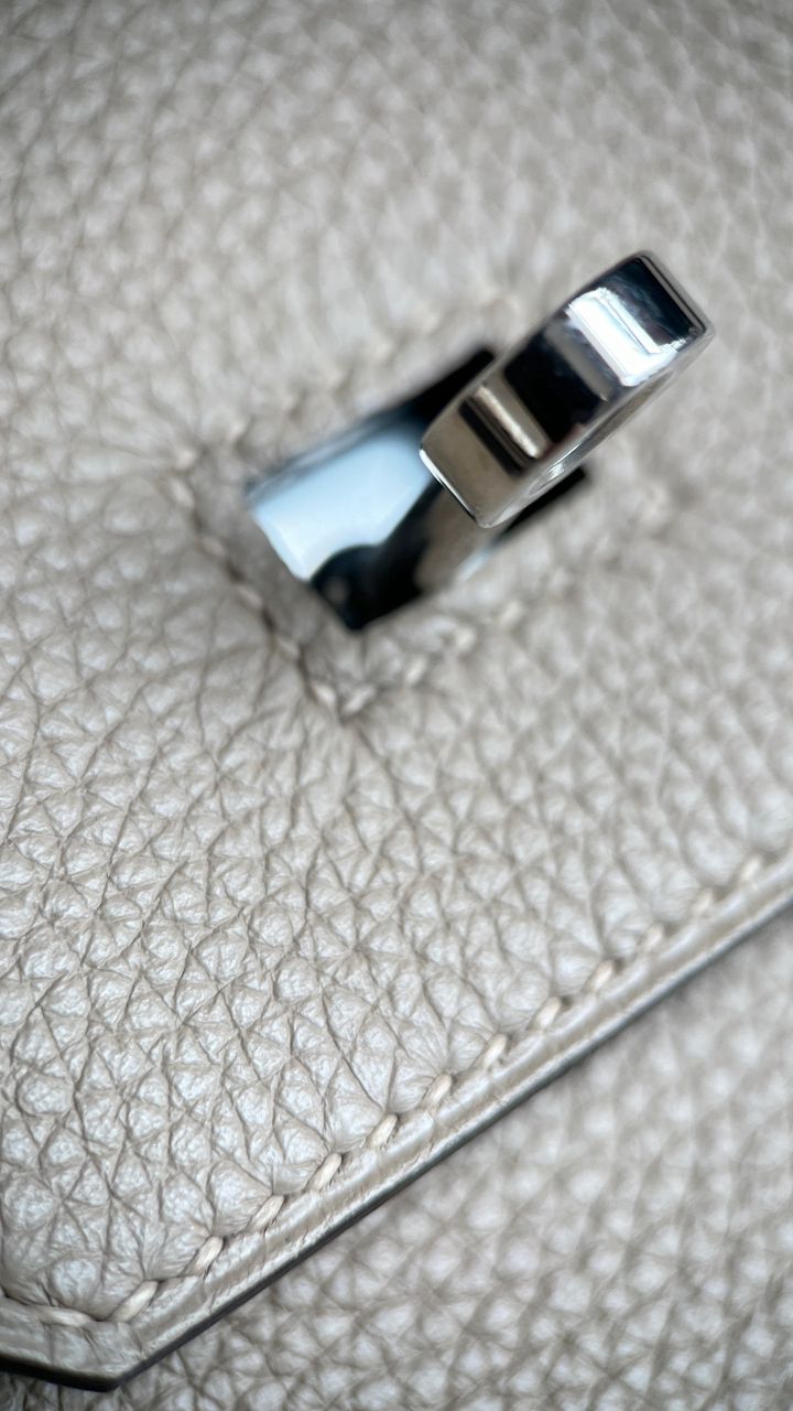 Hermes Birkin 30cm Gris Tourterelle Palladium hardware