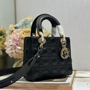 Dior Lady Small Black Handbag