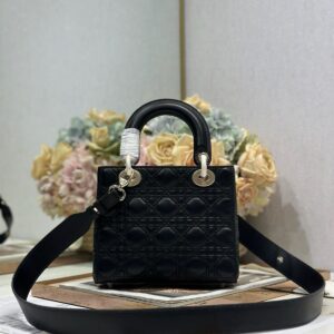 Dior Lady Small Black Handbag