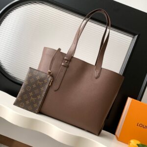 LV Low Key Cabas MM Chocolate Colour