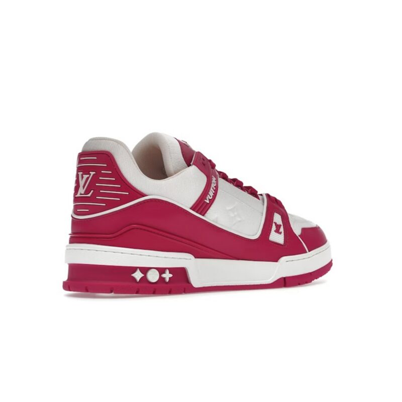 White-Fuchsia-3 Trainer Low
