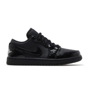 Wmns-Air-Jordan-1-Low-SE-Black-Croc-1 Jordan 1 Low SE