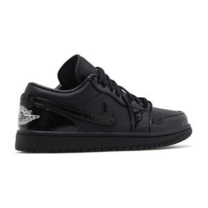 Wmns-Air-Jordan-1-Low-SE-Black-Croc-3 Jordan 1 Low SE