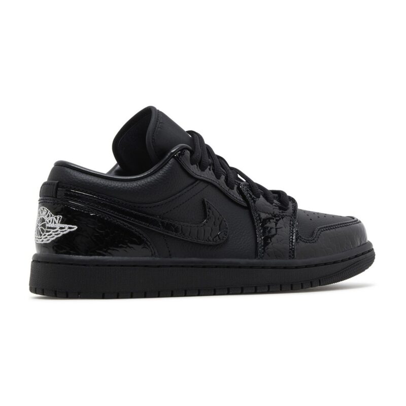 Wmns-Air-Jordan-1-Low-SE-Black-Croc-3 Jordan 1 Low SE