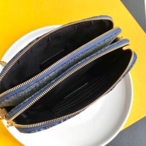 Saint Laurent Becky Double Zip Crossbody Ba