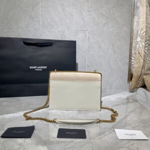 Saint Laurent Sunset Shoulder Bag ‘Sea Salt’