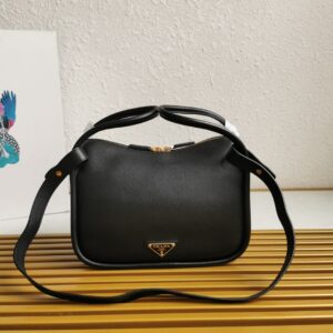 Prada Leather Darling Top-Handle Bag