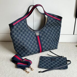Gucci Giglio Tote Blue Top quality 1:1 Replica