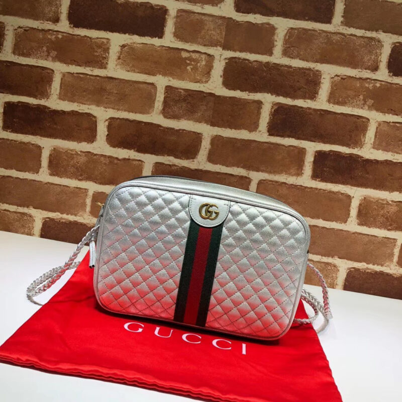 Gucci Black Mini Trapuntata Crossbody Bag Leather