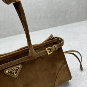 Prada Bonnie medium suede handbag for Women