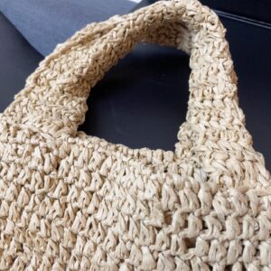 Saint Laurent Rive Gauche Linen Tote Bag