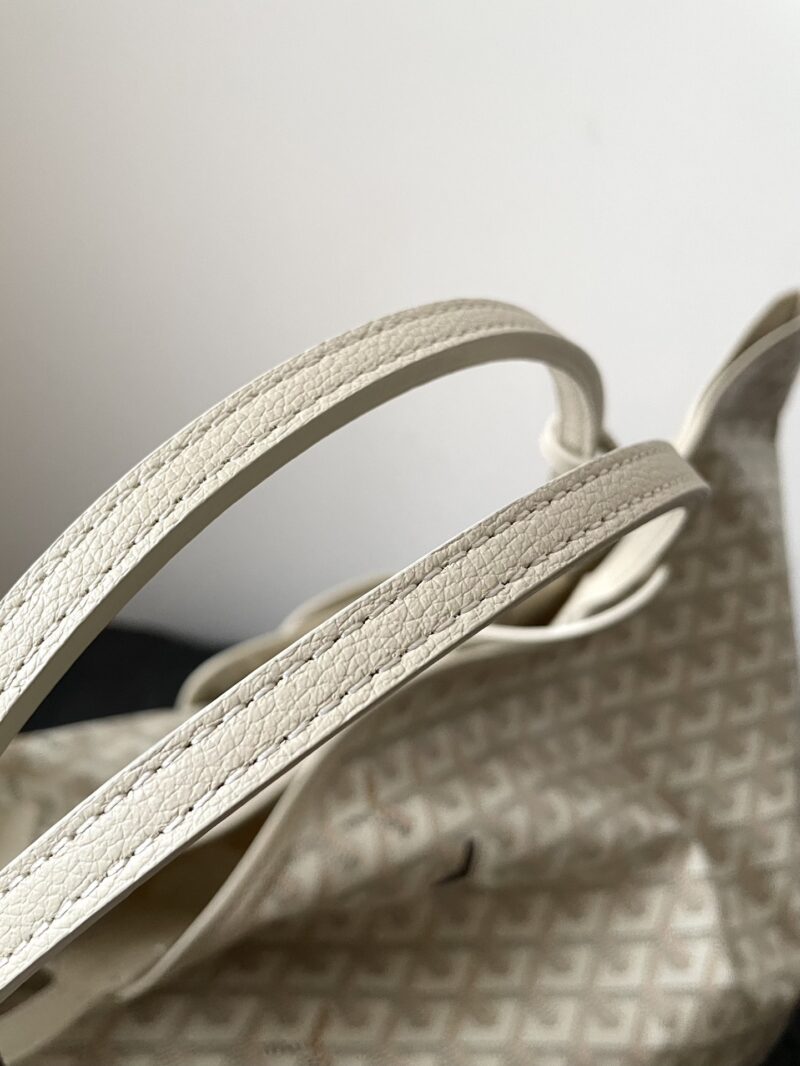 GOYARD Goyardine Saint Louis Claire Voie GM White Yellow