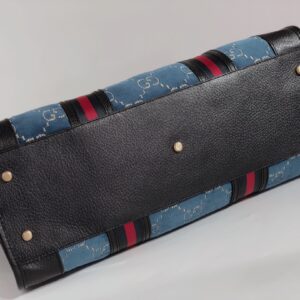 GUCCI Velvet GG Monogram Textured Calfskin