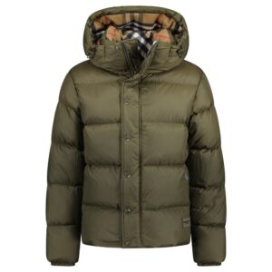 Burberry Halsby Down Puffer Jacket Khaki Green