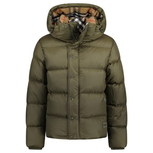 Burberry Halsby Down Puffer Jacket Khaki Green