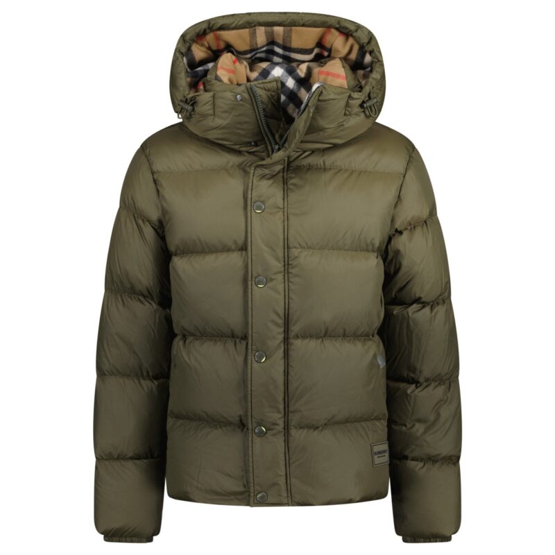 Burberry Halsby Down Puffer Jacket Khaki Green