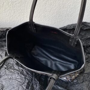 GOYARD Goyardine Reversible Mini Anjou Black 1661918