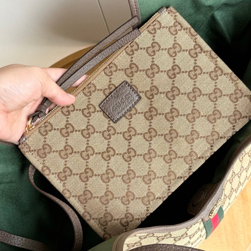 Gucci Giglio Tote Brown Top quality 1:1 Replica