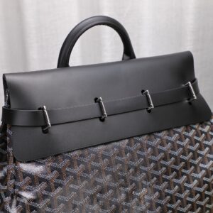 Goyard Steamer GM Black Leather Travel