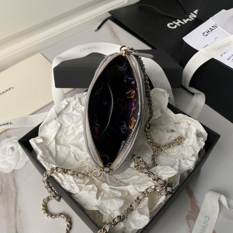 CHANEL Black Leather Makeup Bags