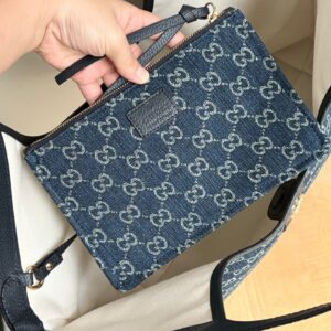 Gucci Giglio Tote Blue Top quality 1:1 Replica