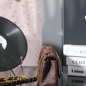 Chanel classic Mahroon colour with gold hardware