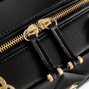 Chanel Black Quilted Lambskin Leather Bag