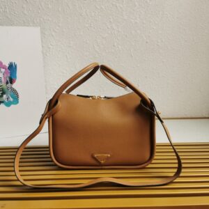 Prada Leather Darling Top-Handle Bag