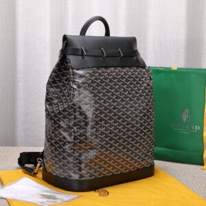 Goyard Steamer GM Black Leather Travel