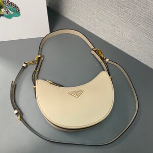 Prada Arque Small Leather Shoulder Bag
