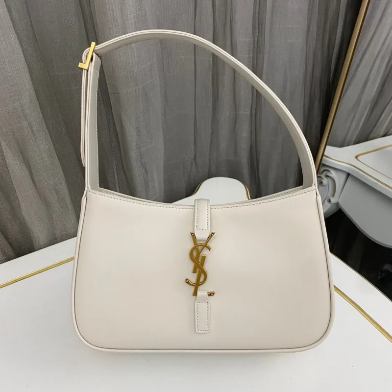 Saint Laurent  le 5 a 7 mini hobo bag – White
