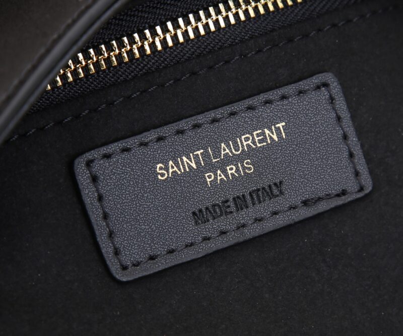 Saint Laurent Smooth Calfskin Le 5 A 7 Mini Hobo Black