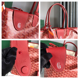 Goyard Saint Louis Red Tote Bag