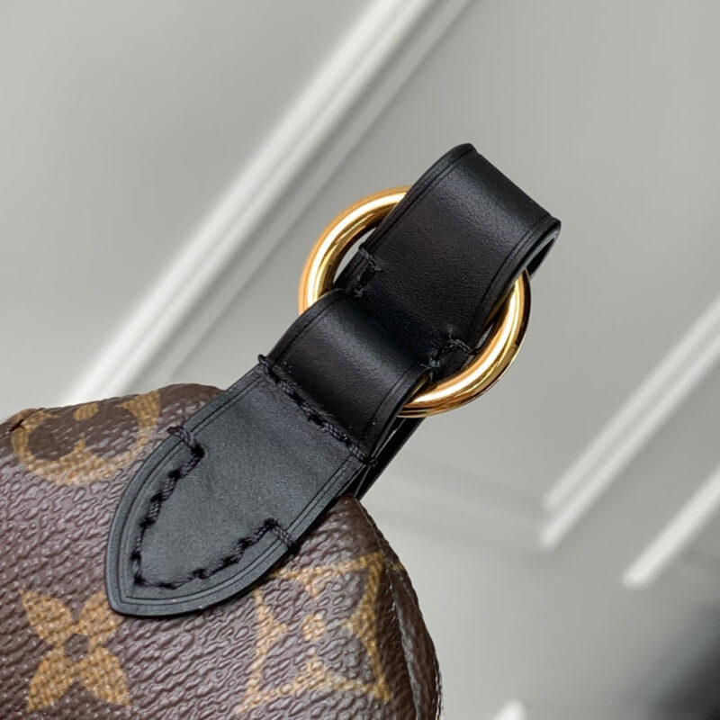 LV KEEPIT BUMBAG 29 IN BROWN DAMIER AZUR COATED MONOGRAM CANVAS