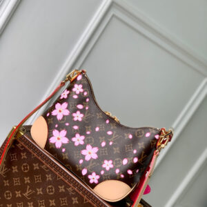 LV BOULOGNE CHERRY BLOSSOM 29 IN SAKURA BROWN MONOGRAM COATED CANVAS