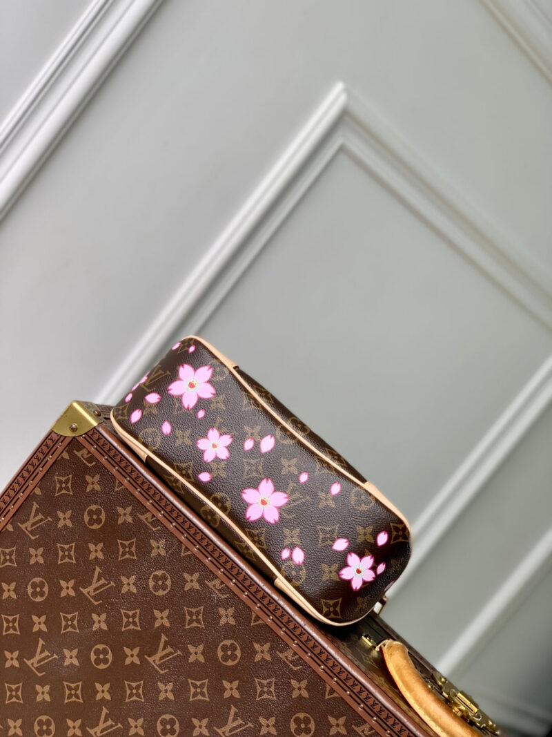 LV BOULOGNE CHERRY BLOSSOM 29 IN SAKURA BROWN MONOGRAM COATED CANVAS