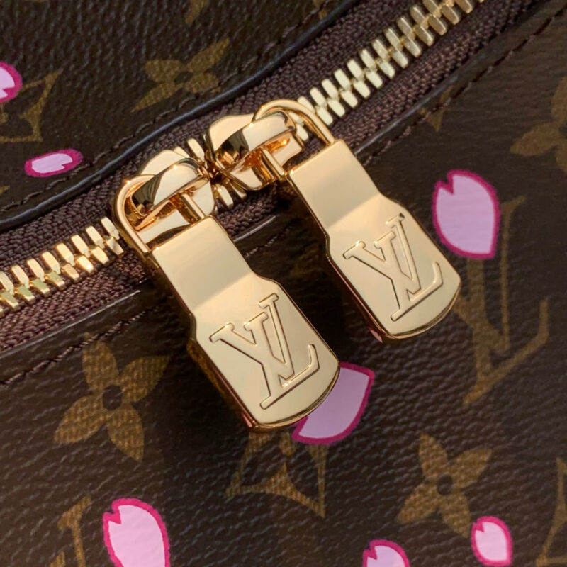 LV BOULOGNE CHERRY BLOSSOM 29 IN SAKURA BROWN MONOGRAM COATED CANVAS