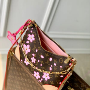 LV BOULOGNE CHERRY BLOSSOM 29 IN SAKURA BROWN MONOGRAM COATED CANVAS