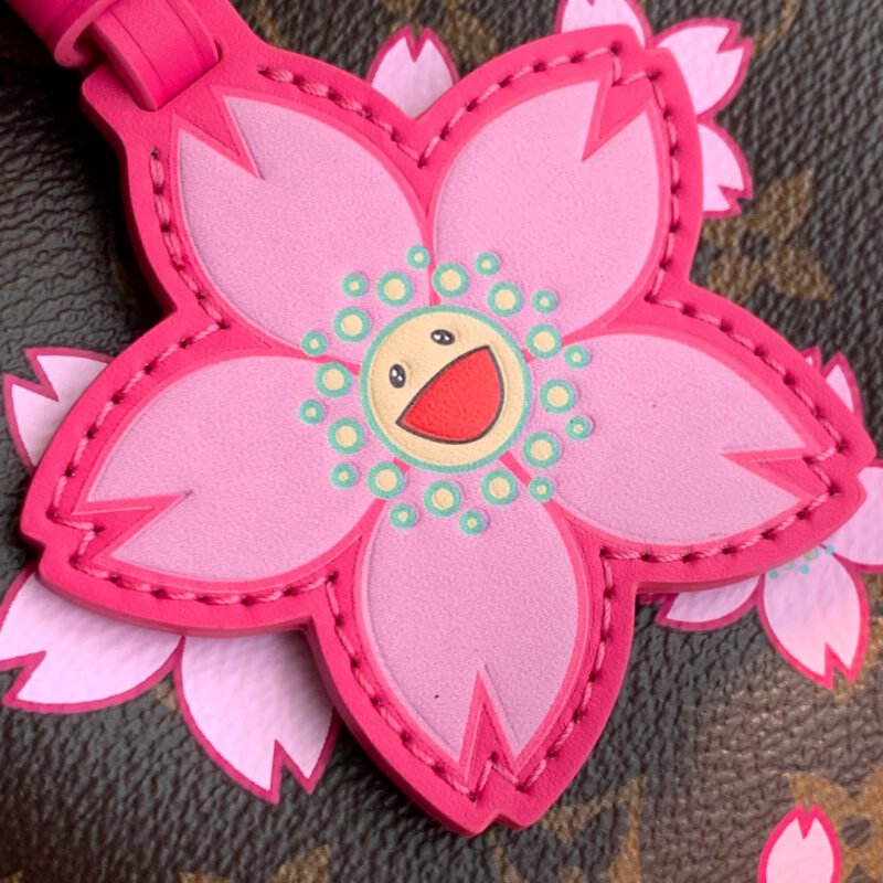 LV BOULOGNE CHERRY BLOSSOM 29 IN SAKURA BROWN MONOGRAM COATED CANVAS