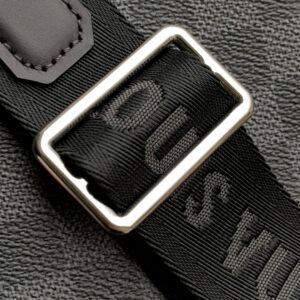 LV AVENUE SLINGBAG 31 IN BLACK AND GREY DAMIER GRAPHITA CANVAS CALFSKIN